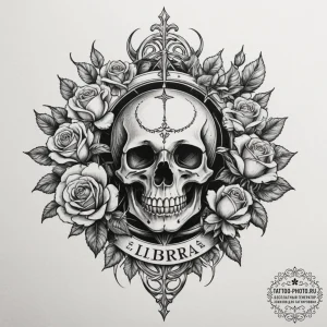 Tattoo sketch a subtle hint of the zodiac ele... - эскиз тату (№1755472969_0, 17.08.2025 23:22) — tattoo-photo.ru