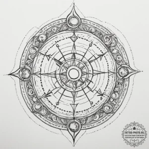 Tattoo design an abstract representation of t... - эскиз тату (№1755475487_0, 18.08.2025 00:04) — tattoo-photo.ru