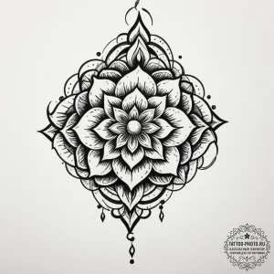Tattoo sketch a subtle representation of inne... - эскиз тату (№1755484942_0, 18.08.2025 02:42) — tattoo-photo.ru