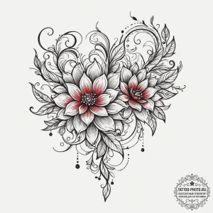 Tattoo design a collection of small, cute doo... - эскиз тату (№1755489146_0, 18.08.2025 03:52) — tattoo-photo.ru