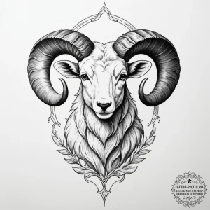 Aries - эскиз тату (№1755492559_0, 18.08.2025 04:49) — tattoo-photo.ru