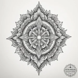 Tattoo sketch a stylized loading screen progr... - эскиз тату (№1755498336_0, 18.08.2025 06:25) — tattoo-photo.ru