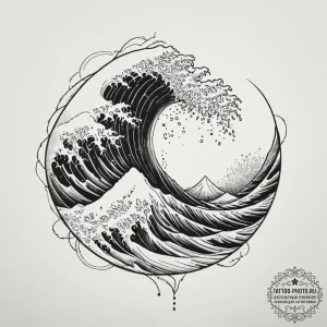 Tattoo design an abstract interpretation of a... - эскиз тату (№1755501732_0, 18.08.2025 07:22) — tattoo-photo.ru