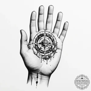 Tattoo design a realistic human hand holding... - эскиз тату (№1755504134_0, 18.08.2025 08:02) — tattoo-photo.ru