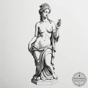 Statue - эскиз тату (№1755512373_0, 18.08.2025 10:19) — tattoo-photo.ru