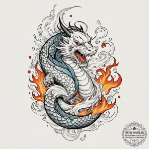 Tattoo design a flame burning steadily in the... - эскиз тату (№1755543656_0, 18.08.2025 19:00) — tattoo-photo.ru