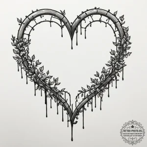 Tattoo sketch a simple, stylized fence or wal... - эскиз тату (№1755544051_0, 18.08.2025 19:07) — tattoo-photo.ru