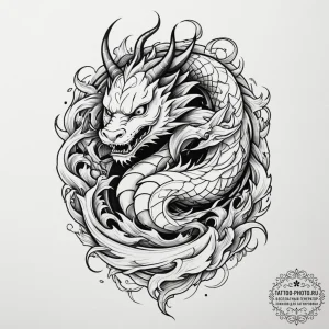 Tattoo sketch a stylized ghost from a maze ga... - эскиз тату (№1755553772_0, 18.08.2025 21:49) — tattoo-photo.ru