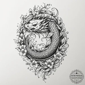 Tattoo design a stylized 'tree of life' from... - эскиз тату (№1755555967_0, 18.08.2025 22:26) — tattoo-photo.ru