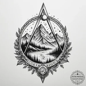 Tattoo design the glyph for capricorn (10th h... - эскиз тату (№1755556165_0, 18.08.2025 22:29) — tattoo-photo.ru