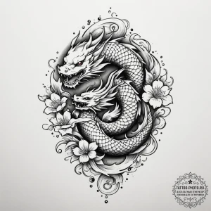Apple, tattoo line art, on a clean white pape... - эскиз тату (№1755565189_0, 19.08.2025 00:59) — tattoo-photo.ru