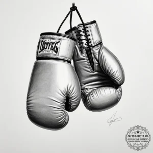 Boxing gloves - эскиз тату (№1755570953_0, 19.08.2025 02:35) — tattoo-photo.ru