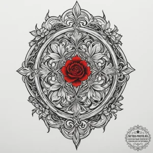 The delicate, intricate pattern of frost on a... - эскиз тату (№1755573937_0, 19.08.2025 03:25) — tattoo-photo.ru