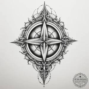 Portal to another dimension, ink illustration... - эскиз тату (№1755577917_0, 19.08.2025 04:31) — tattoo-photo.ru