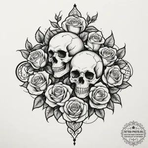 Tattoo sketch a strong, single brushstroke, s... - эскиз тату (№1755583067_0, 19.08.2025 05:57) — tattoo-photo.ru