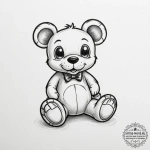 Tattoo design a piece of a favorite childhood... - эскиз тату (№1755586033_0, 19.08.2025 06:47) — tattoo-photo.ru