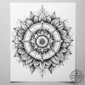 Tattoo sketch a zodiac symbol with a tiny, co... - эскиз тату (№1755609032_0, 19.08.2025 13:10) — tattoo-photo.ru