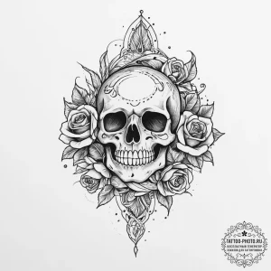 Tattoo design an abstract representation of t... - эскиз тату (№1755613584_0, 19.08.2025 14:26) — tattoo-photo.ru