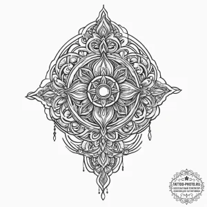 Tattoo design a shimmering, iridescent effect... - эскиз тату (№1755613991_0, 19.08.2025 14:33) — tattoo-photo.ru
