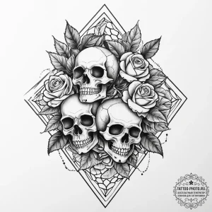 Honeycomb, tattoo flash sheet design, dotwork... - эскиз тату (№1755615872_0, 19.08.2025 15:04) — tattoo-photo.ru