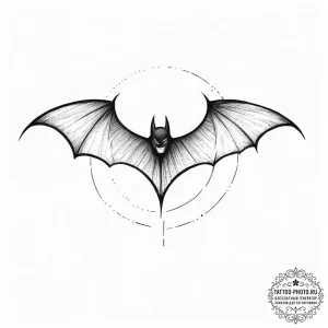 The bat-signal - эскиз тату (№1755617758_0, 19.08.2025 15:35) — tattoo-photo.ru