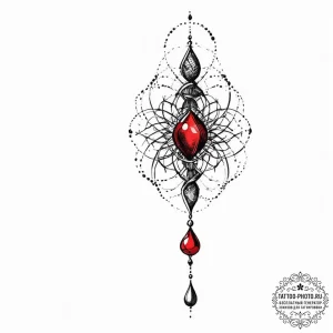 Tattoo sketch: a simple, elegant tattoo of a... - эскиз тату (№1755624596_0, 19.08.2025 17:29) — tattoo-photo.ru