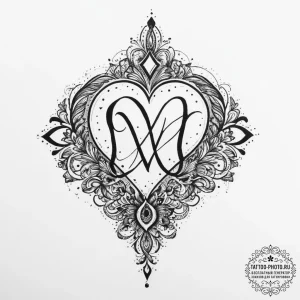 Tattoo sketch a simple "mom" or "dad" with a... - эскиз тату (№1755628939_0, 19.08.2025 18:42) — tattoo-photo.ru