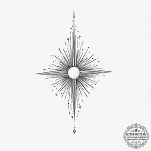 Tattoo design a tiny, sparkling comet., tatto... - эскиз тату (№1755636446_0, 19.08.2025 20:47) — tattoo-photo.ru