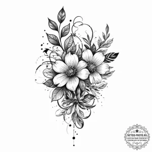р“сђсѓрїрїр° 11: symbolic flora (рўрёрјрірѕр»... - эскиз тату (№1755637895_0, 19.08.2025 21:11) — tattoo-photo.ru