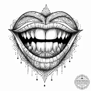 Tattoo design a stylized mimic chest with a h... - эскиз тату (№1755647829_0, 19.08.2025 23:57) — tattoo-photo.ru