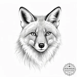 Fox - эскиз тату (№1755651116_0, 20.08.2025 00:51) — tattoo-photo.ru