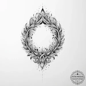 Tattoo sketch a fluid, organic shape that rep... - эскиз тату (№1755652141_0, 20.08.2025 01:09) — tattoo-photo.ru