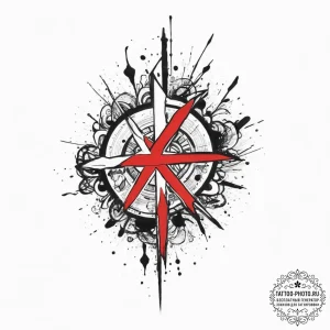 Tattoo design a tiny, minimalist symbol uniqu... - эскиз тату (№1755659967_0, 20.08.2025 03:19) — tattoo-photo.ru