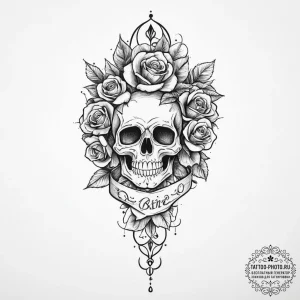 Tattoo sketch a minimalist health bar linewor... - эскиз тату (№1755660578_0, 20.08.2025 03:29) — tattoo-photo.ru