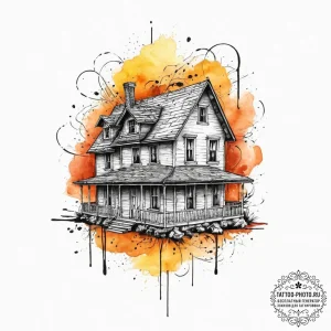 Tattoo design a minimalist representation of... - эскиз тату (№1755667323_0, 20.08.2025 05:22) — tattoo-photo.ru
