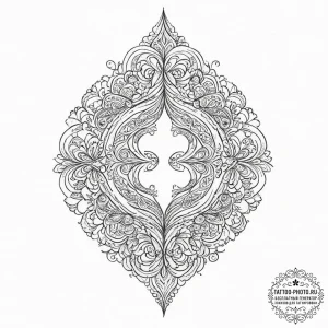 A minimalist wave symbol, tattoo drawing outl... - эскиз тату (№1755673299_0, 20.08.2025 07:01) — tattoo-photo.ru