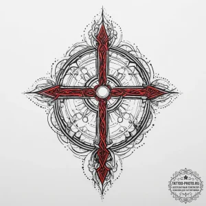Tattoo design: a depiction of the creation of... - эскиз тату (№1755696965_0, 20.08.2025 13:36) — tattoo-photo.ru