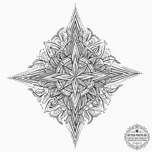 Tattoo design a hand reaching for a star, sym... - эскиз тату (№1755699265_0, 20.08.2025 14:14) — tattoo-photo.ru