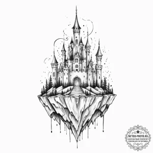 Tattoo sketch an abstract representation of a... - эскиз тату (№1755699895_0, 20.08.2025 14:24) — tattoo-photo.ru