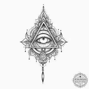 Amulet, tattoo sketch design, fine lines, del... - эскиз тату (№1755716282_0, 20.08.2025 18:58) — tattoo-photo.ru