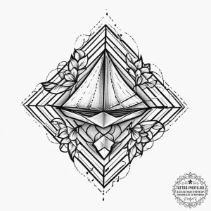 Tattoo design a stylized block of classic gam... - эскиз тату (№1755717718_0, 20.08.2025 19:21) — tattoo-photo.ru