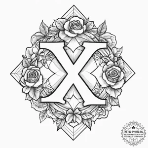 98. tattoo sketch: "bereginya" rune with a sm... - эскиз тату (№1755719994_0, 20.08.2025 19:59) — tattoo-photo.ru