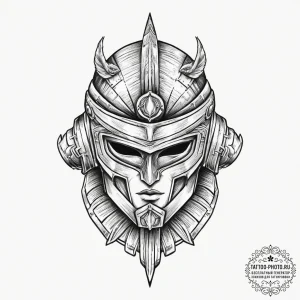 Tattoo sketch an abstract "armor" made of lig... - эскиз тату (№1755721022_0, 20.08.2025 20:17) — tattoo-photo.ru