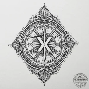 Tattoo sketch a roman numeral for an importan... - эскиз тату (№1755723312_0, 20.08.2025 20:55) — tattoo-photo.ru