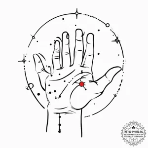 Tattoo design a tiny constellation on the top... - эскиз тату (№1755725977_0, 20.08.2025 21:39) — tattoo-photo.ru