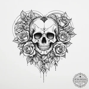 Tattoo sketch a single pixelated heart linewo... - эскиз тату (№1755726183_0, 20.08.2025 21:43) — tattoo-photo.ru