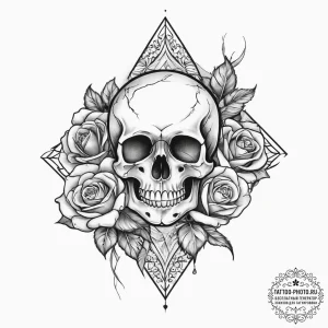 Tattoo design a detailed map overlay with a g... - эскиз тату (№1755733440_0, 20.08.2025 23:44) — tattoo-photo.ru