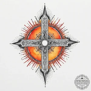 Tattoo sketch: watercolor splashes of orange,... - эскиз тату (№1755736298_0, 21.08.2025 00:31) — tattoo-photo.ru