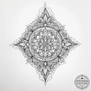 Tattoo design a delicate blend of colors form... - эскиз тату (№1755736887_0, 21.08.2025 00:41) — tattoo-photo.ru