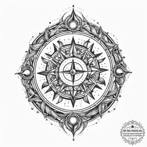 Tattoo design an abstract blend of colors and... - эскиз тату (№1755737668_0, 21.08.2025 00:54) — tattoo-photo.ru